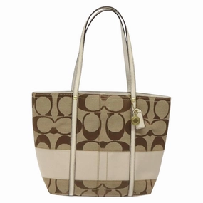 Coach Signature Canvas Tote Bag (Pre-Owned)
