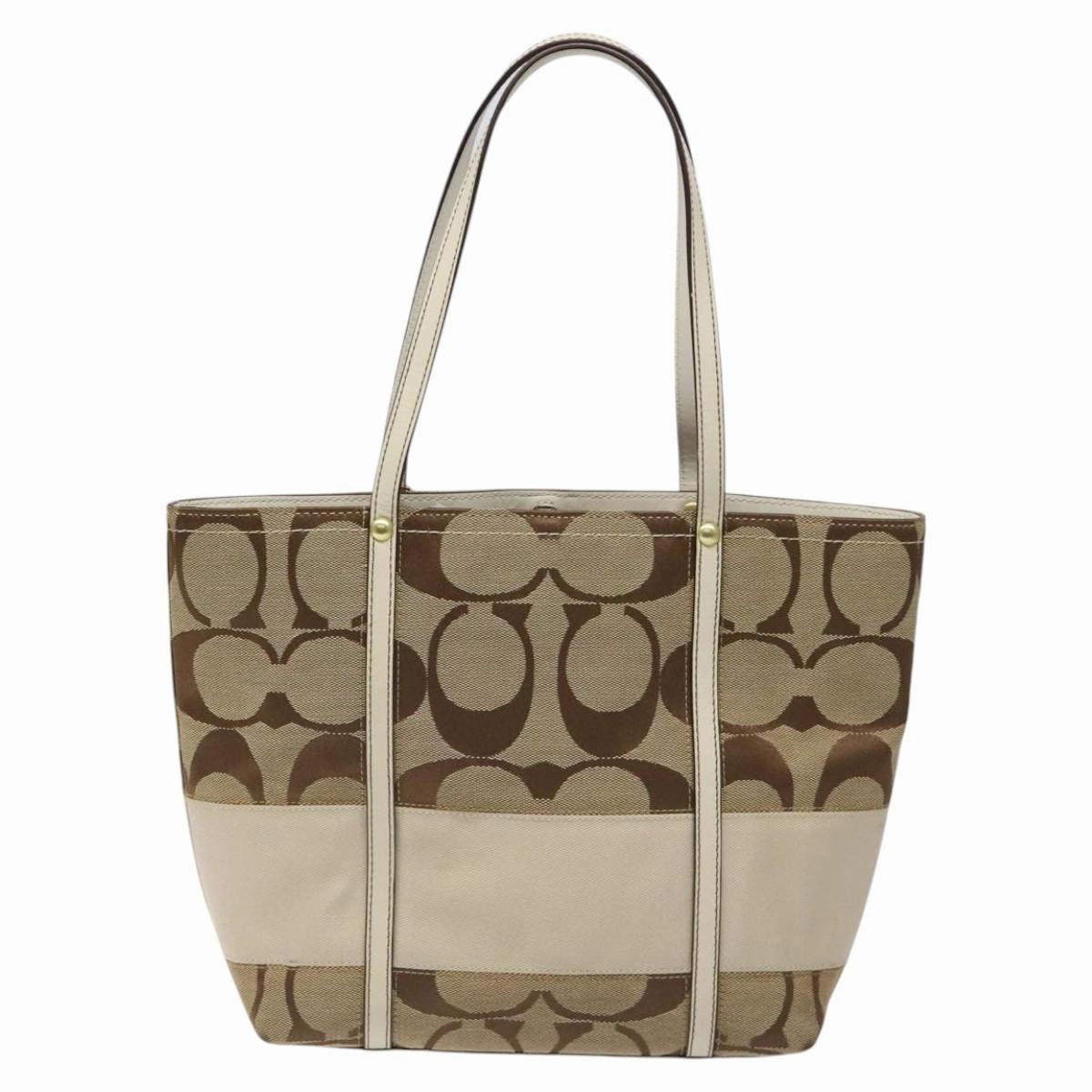 Coach Signature Canvas Tote Bag (Pre-Owned)