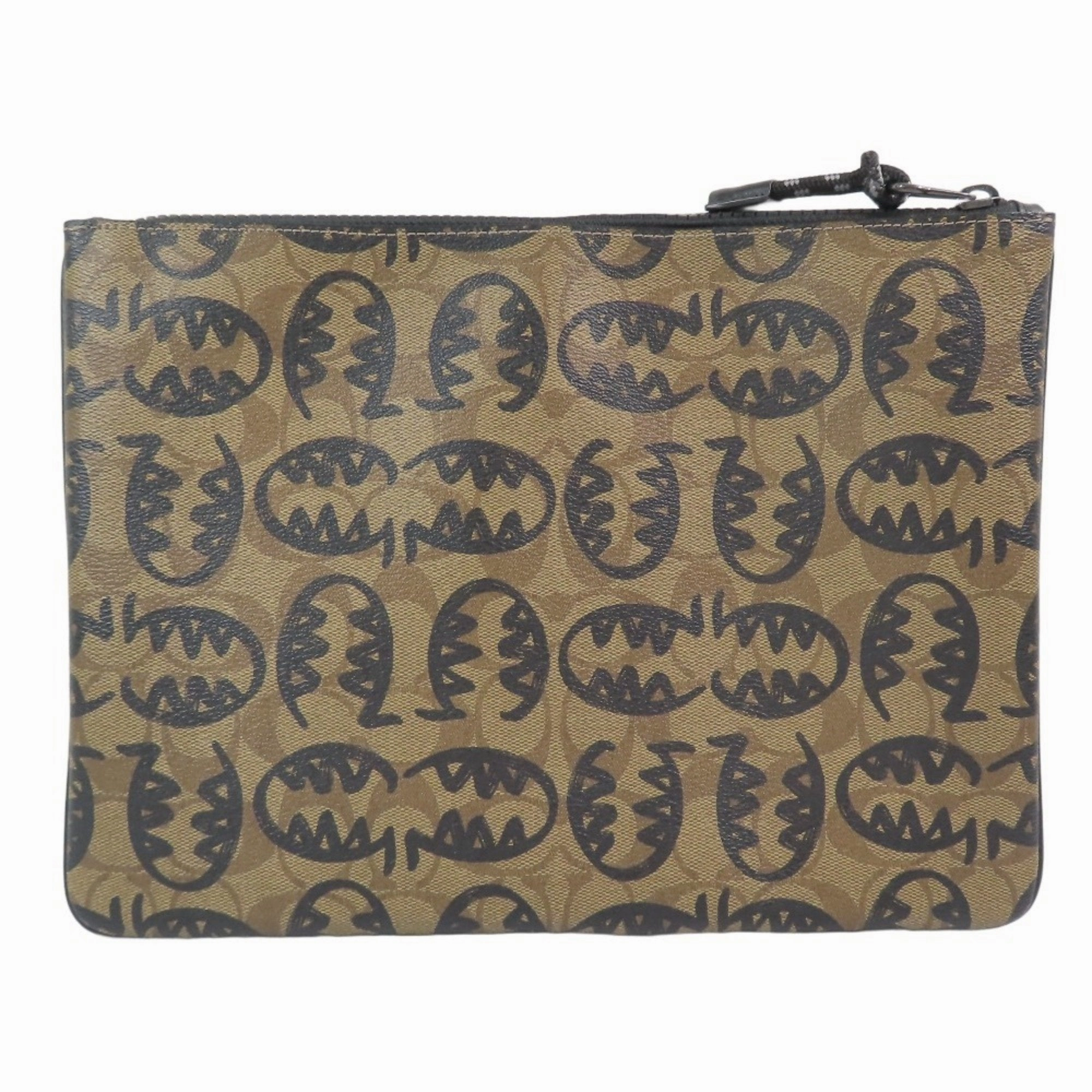 Coach Signature  Leather Clutch Bag (Pre-Owned)