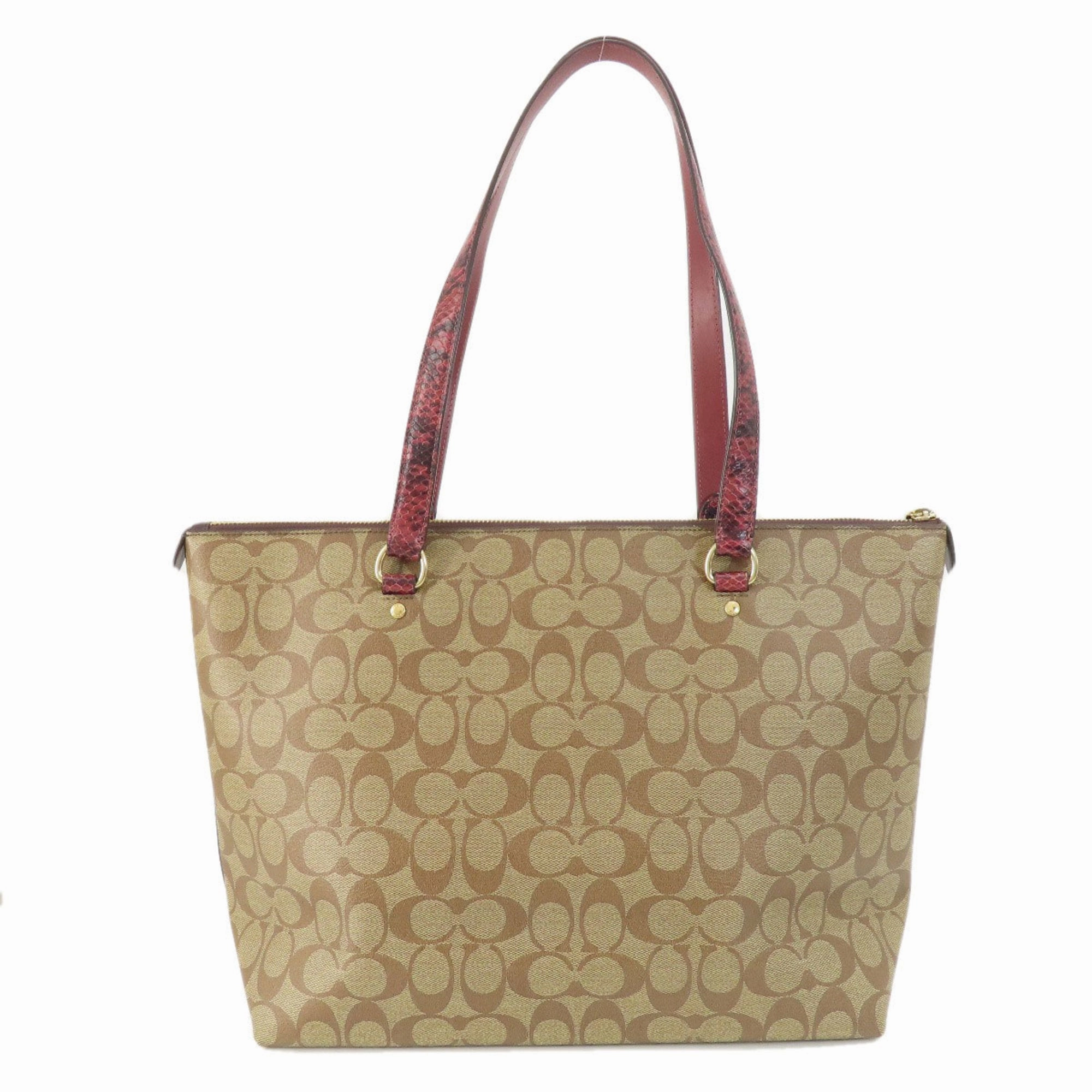 Coach Signature  Signature Line Tote Bag (Pre-Owned)