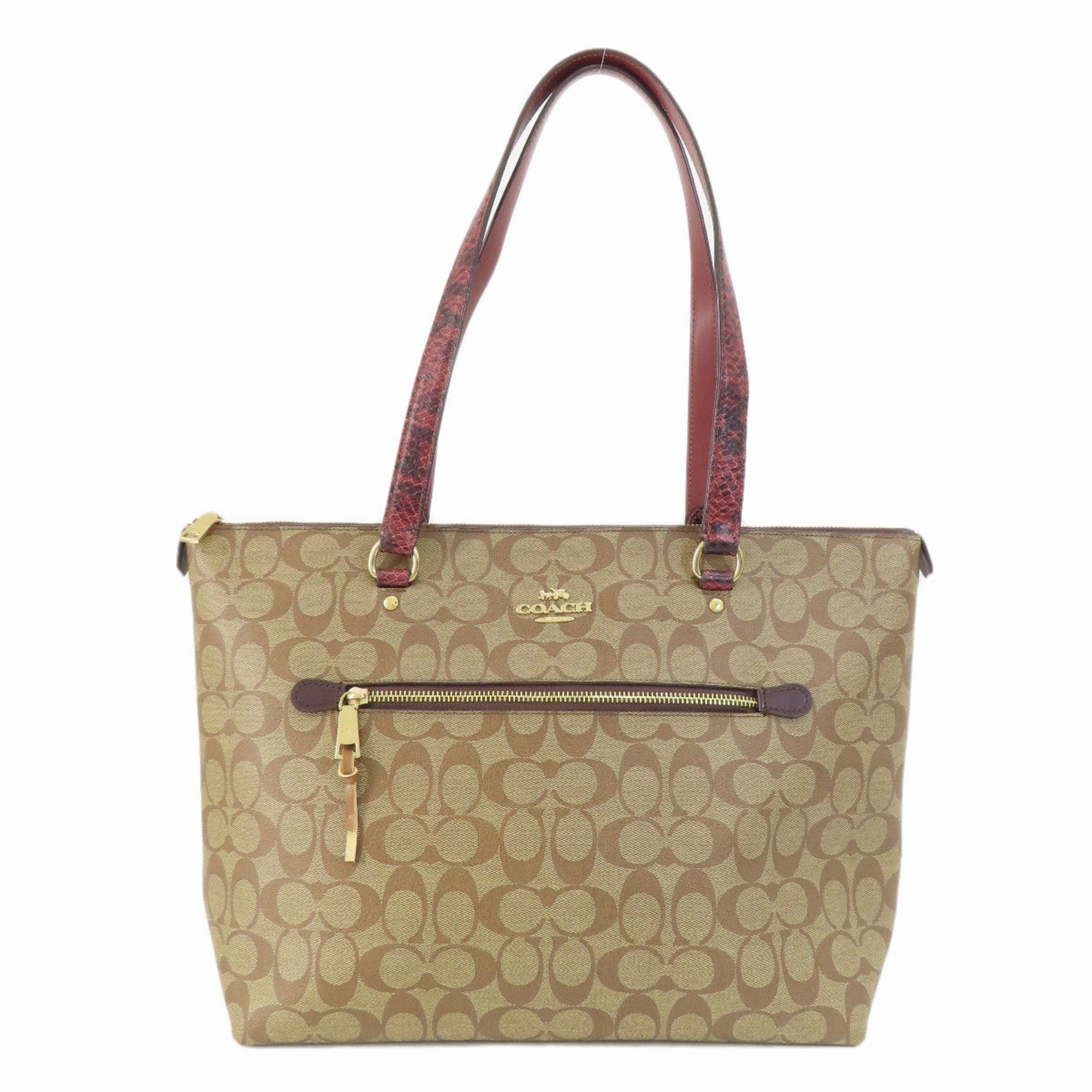 Coach Signature  Signature Line Tote Bag (Pre-Owned)