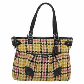 Coach Wool Tote Bag (Pre-Owned)