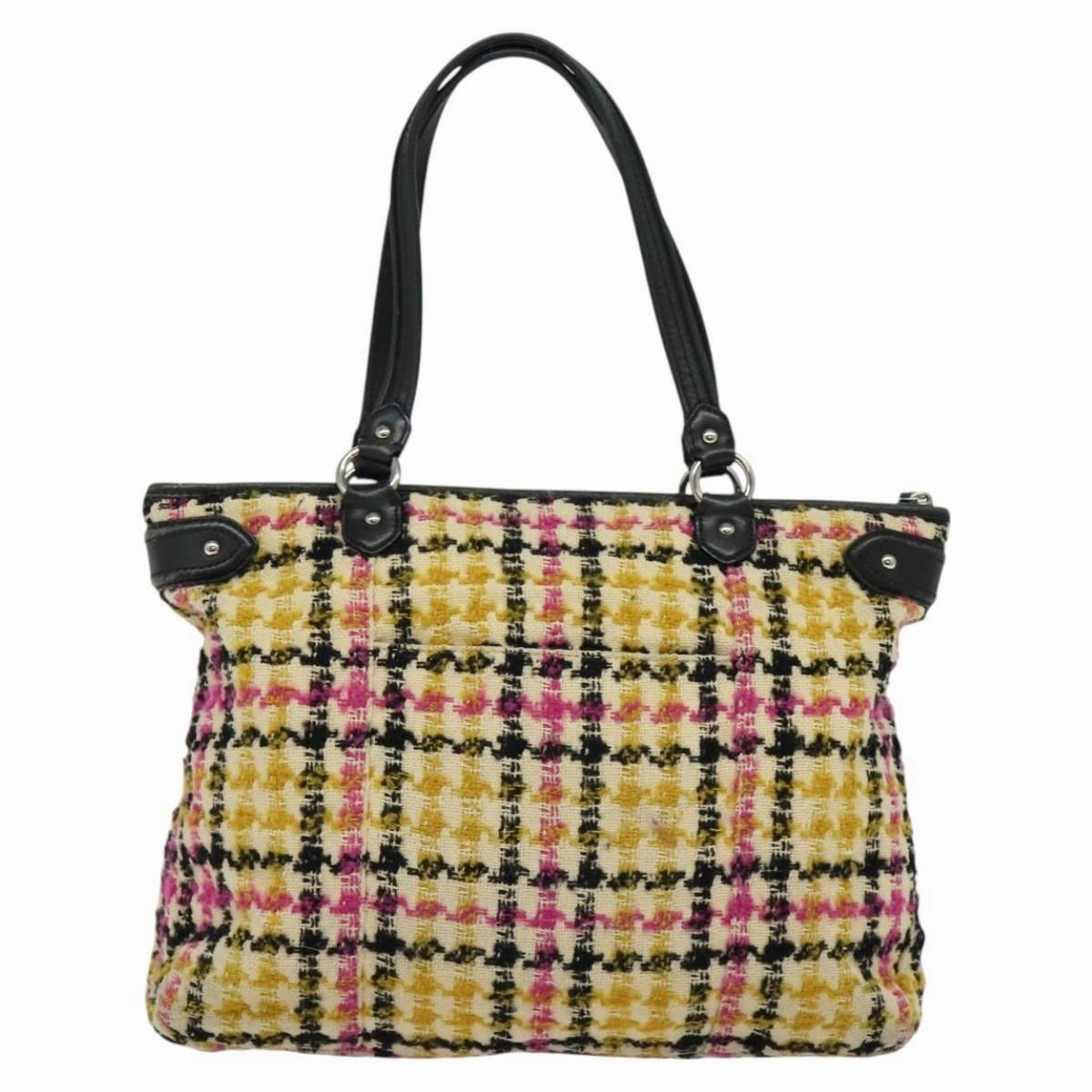 Coach Wool Tote Bag (Pre-Owned)