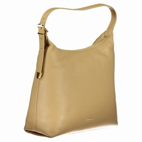 Coccinelle Beige Leather Women's Handbag