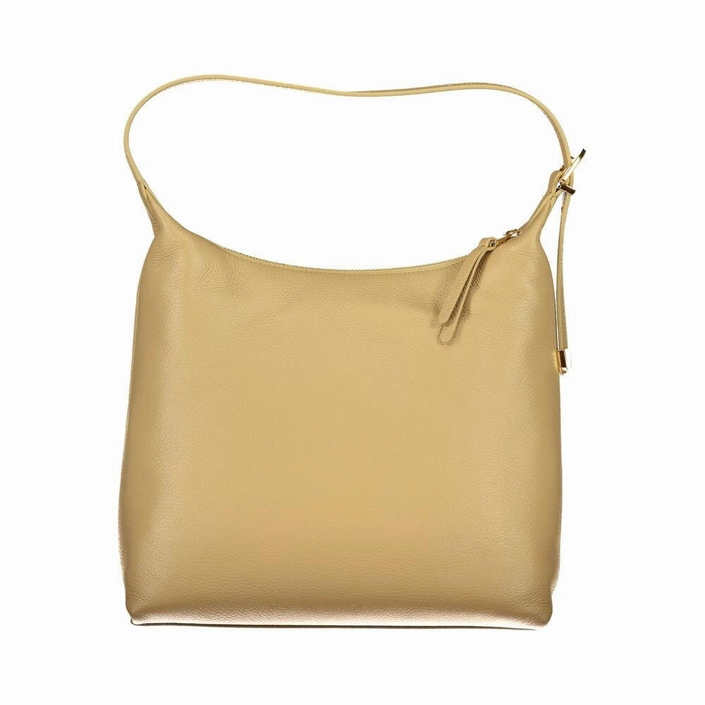 Coccinelle Beige Leather Women's Handbag
