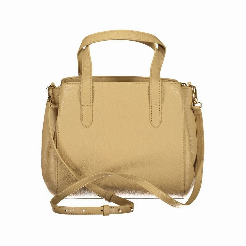 Coccinelle Beige Leather Women's Handbag