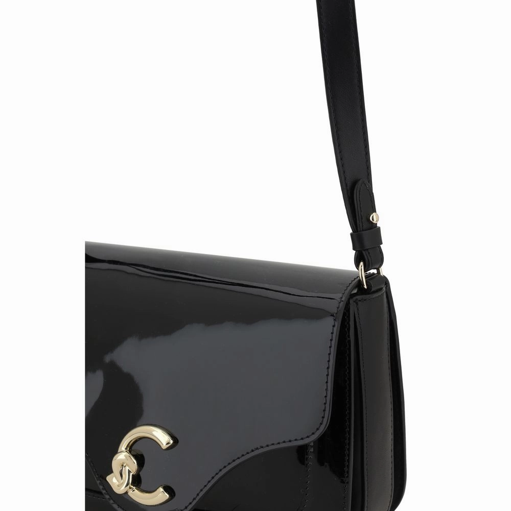 Coccinelle C-Me Patent Shoulder Bag