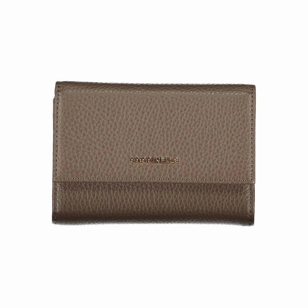Coccinelle Elegant Triple Compartment Leather Women's Wallet