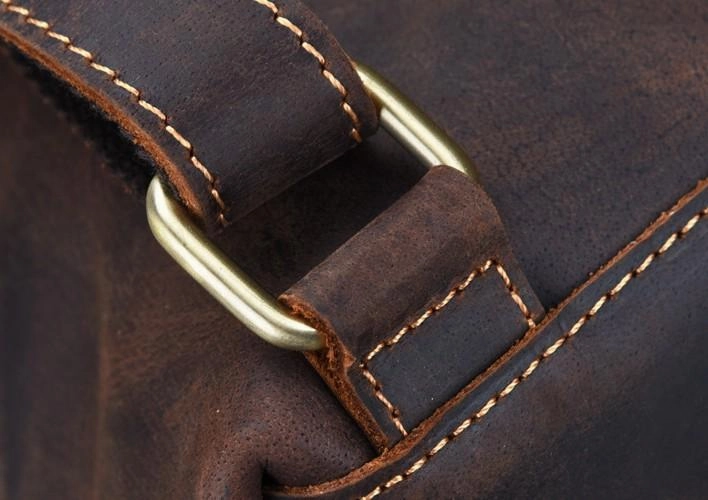 Cool Brown Leather Mens Backpack School Backpack Satchel Backpack for Men