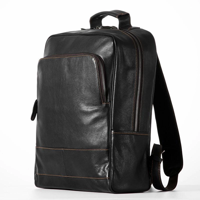 Cool Leather Mens Backpack Large Travel Backpack Hiking Bag for Men