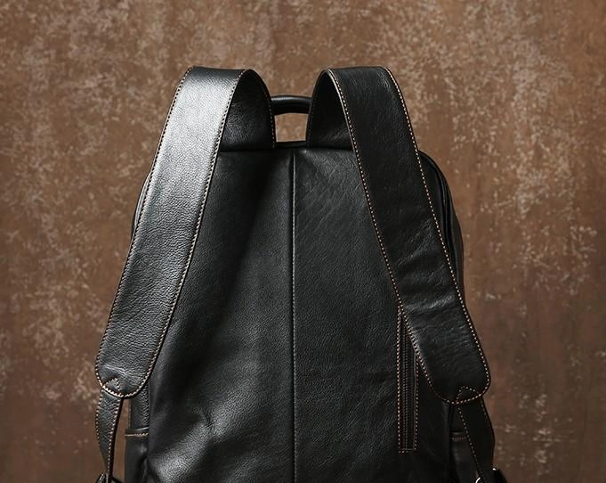 Cool Leather Mens Backpack Large Travel Backpack Hiking Bag for Men