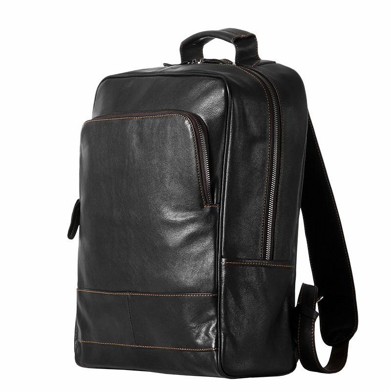 Cool Leather Mens Backpack Large Travel Backpack Hiking Bag for Men