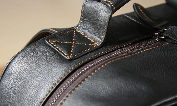Cool Leather Mens Backpack Large Travel Backpack Hiking Bag for Men