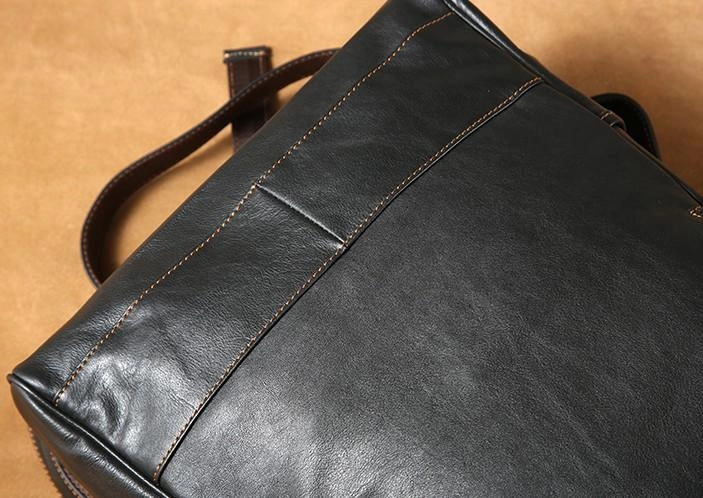 Cool Leather Mens Backpack Large Travel Backpack Hiking Bag for Men