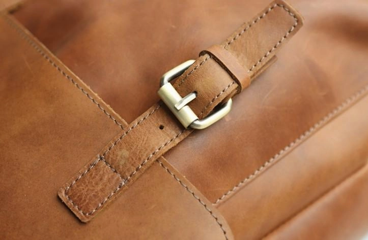 Cool Leather Mens Backpack Travel Backpack Laptop Backpack for men