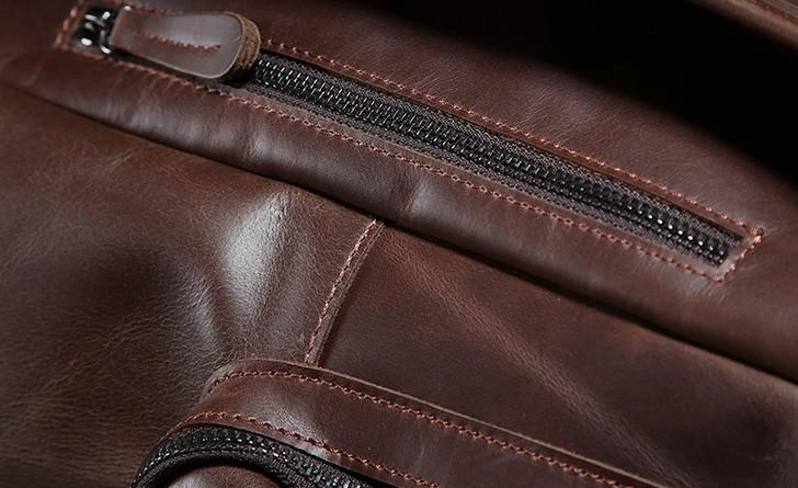 Cool Leather Mens Backpack Travel Backpack School Backpacks for Men