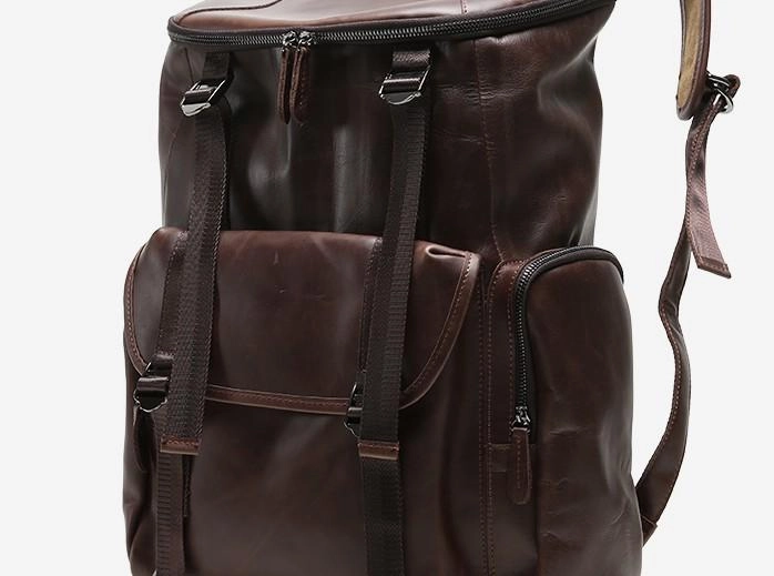 Cool Leather Mens Backpack Travel Backpack School Backpacks for Men