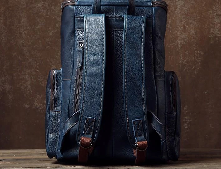 Cool Leather Mens Backpack Travel Backpack School Backpacks for Men