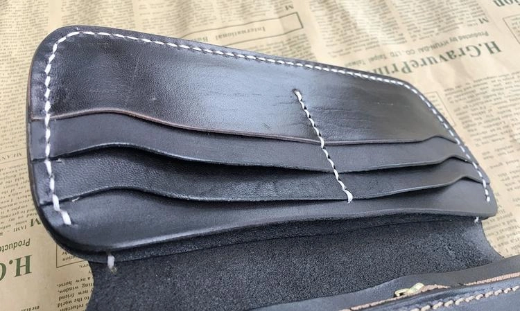 Cool Leather Mens Biker Chain Wallet Cool Handmade Long Biker Wallet with Chain