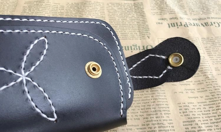 Cool Leather Mens Biker Chain Wallet Cool Handmade Long Biker Wallet with Chain