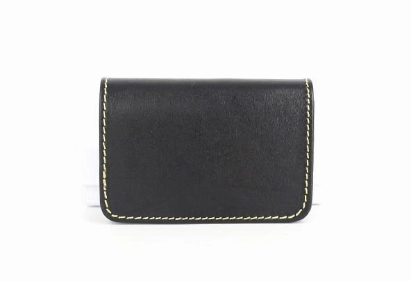 Cool Leather Mens Card Wallet Front Pocket Wallets Small Change Wallet for Men