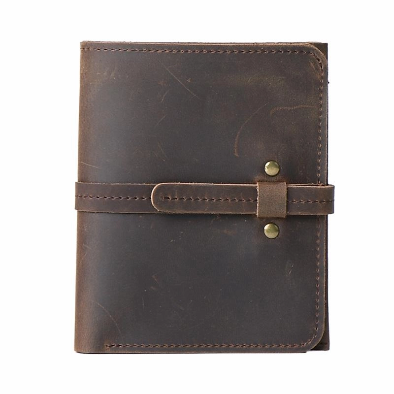 Cool Leather Mens Slim Small Wallets Men billfold Bifold Wallets for Men