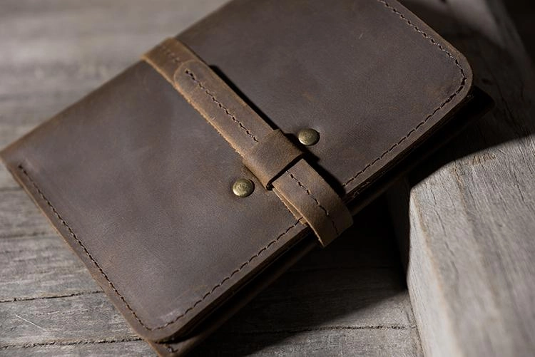 Cool Leather Mens Slim Small Wallets Men billfold Bifold Wallets for Men