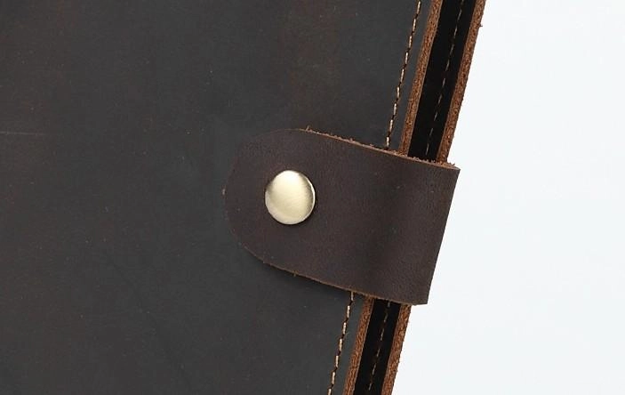 Cool Leather Mens Small Passport Wallet Slim billfold Travel Wallets for Men
