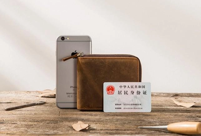 Cool Leather Vintage Mens Small Wallets Zipper billfold Wallets for Men