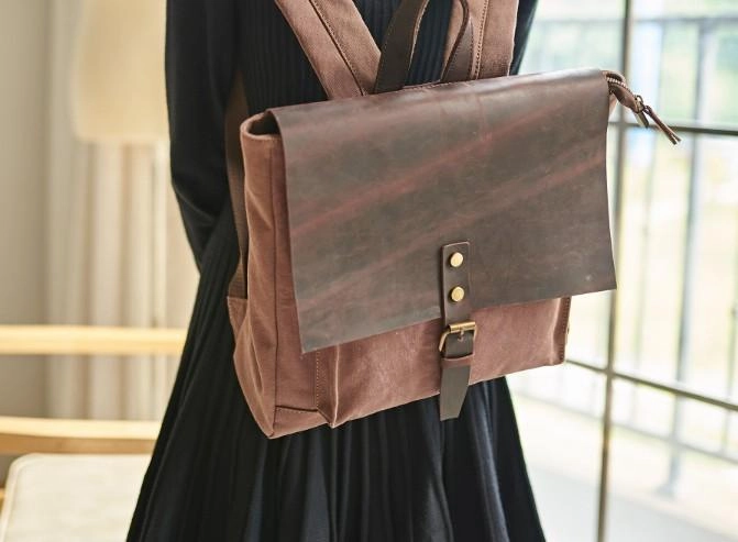 Cool Mens Canvas Backpack Canvas Travel Bag Canvas School Bag for Men