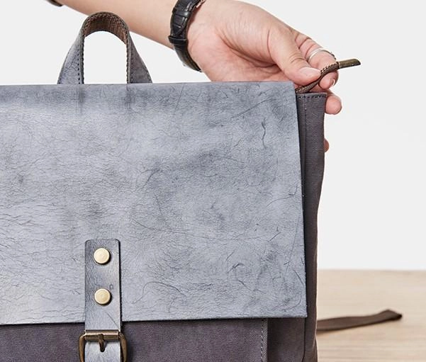 Cool Mens Canvas Backpack Canvas Travel Bag Canvas School Bag for Men