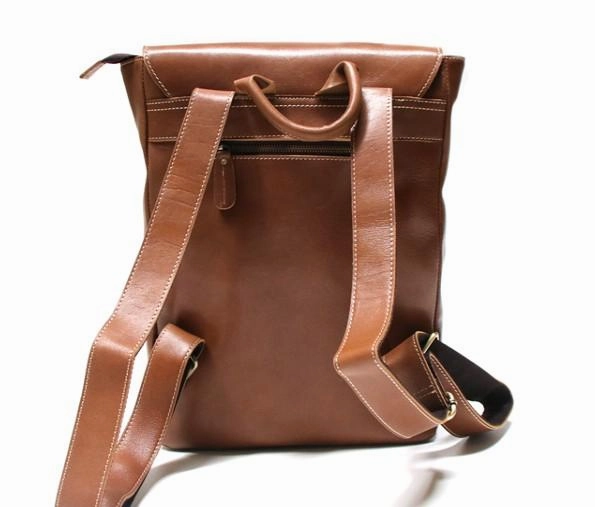 Cool Mens Leather Backpack Travel Backpacks Laptop Backpack for men