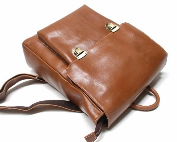 Cool Mens Leather Backpack Travel Backpacks Laptop Backpack for men