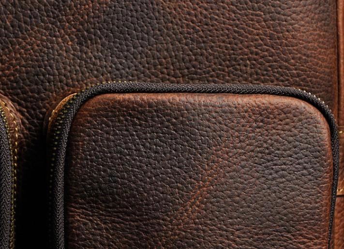 Cool Mens Leather Backpack Vintage Travel Backpack School Backpack for men