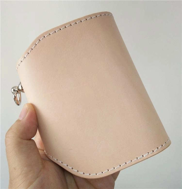 Cool Mens Leather Small Biker Chain Wallet Handmade billfold Chain Wallet for Biker