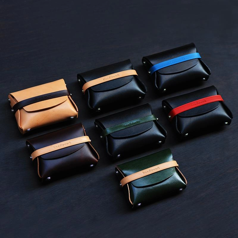 Cool Stylish Leather Mens Wallet Small Card Holder Long Wallet Coin Wallet for Men