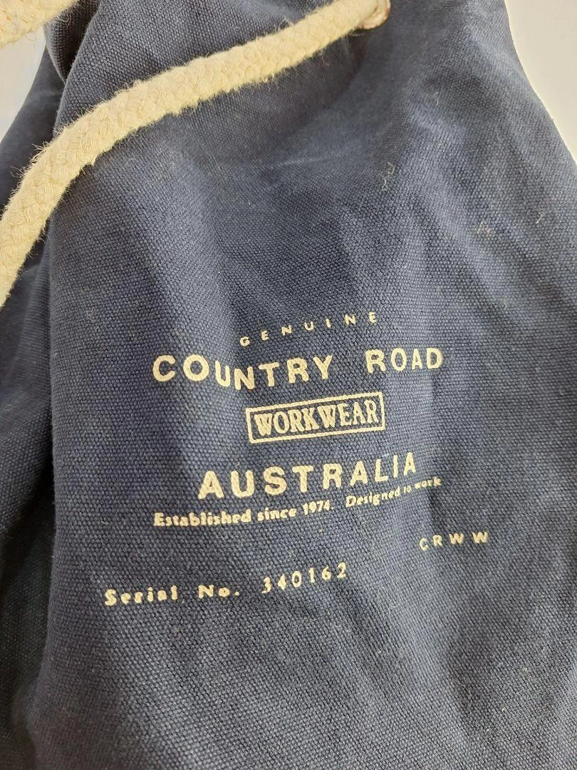 Country Road Navy Vintage Duffle Bag