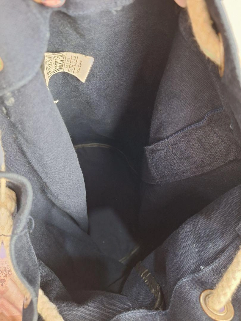 Country Road Navy Vintage Duffle Bag