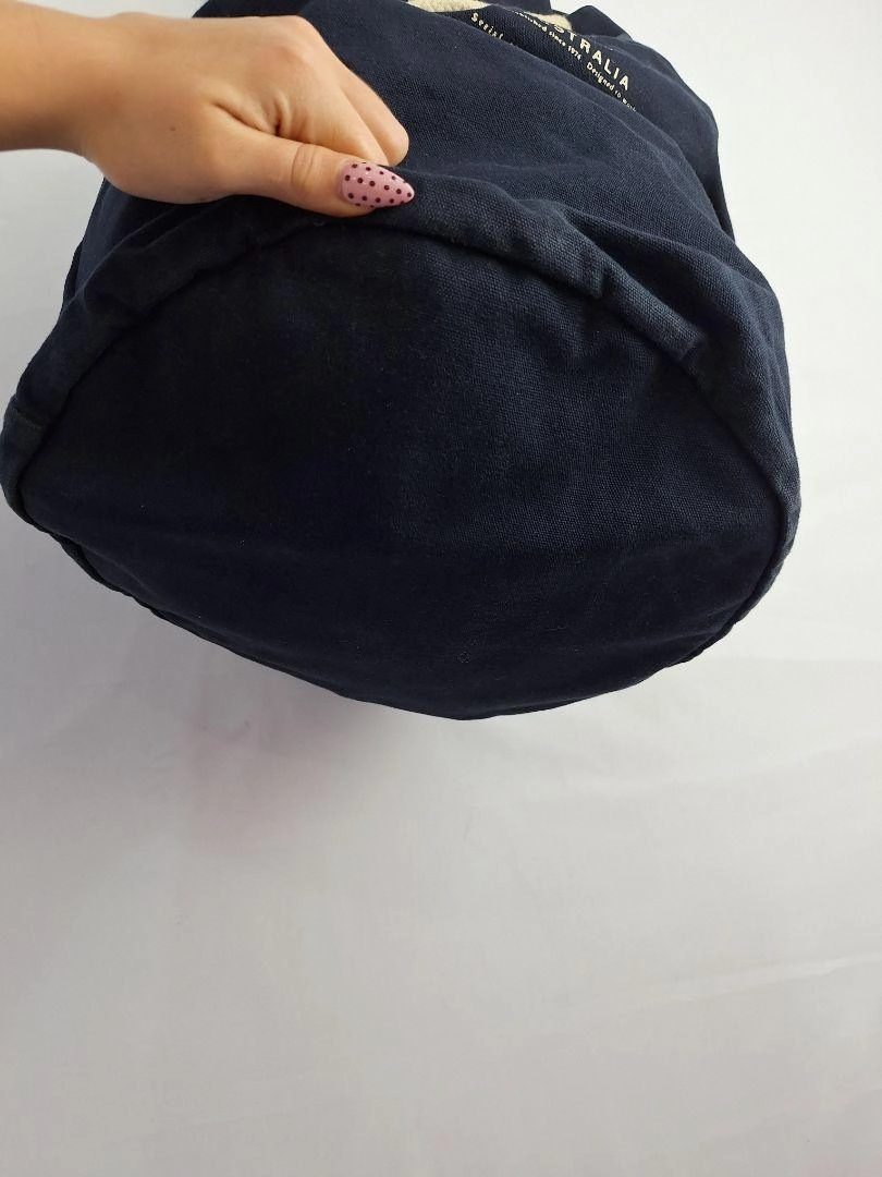 Country Road Navy Vintage Duffle Bag