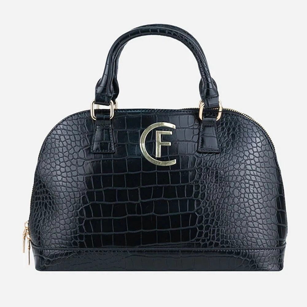CRISTINAEFFE Black Artificial Leather Women's Handbag