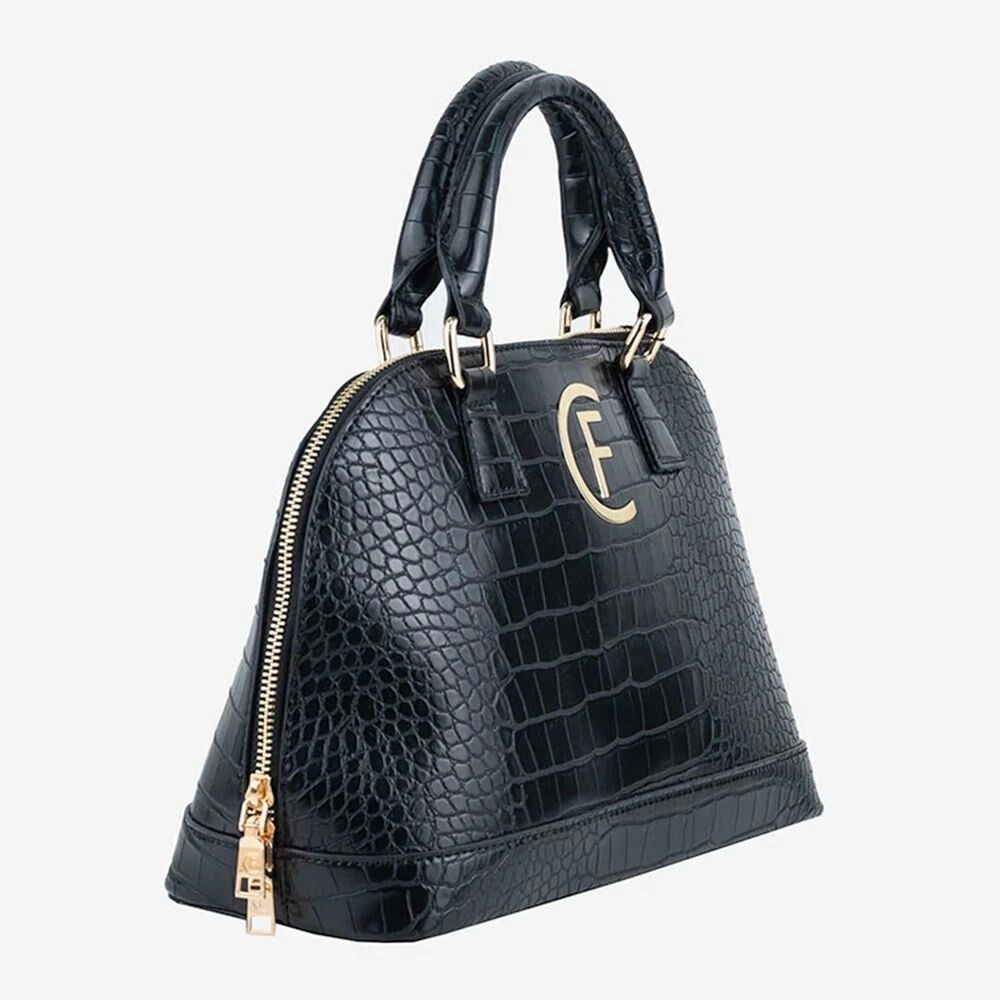CRISTINAEFFE Black Artificial Leather Women's Handbag