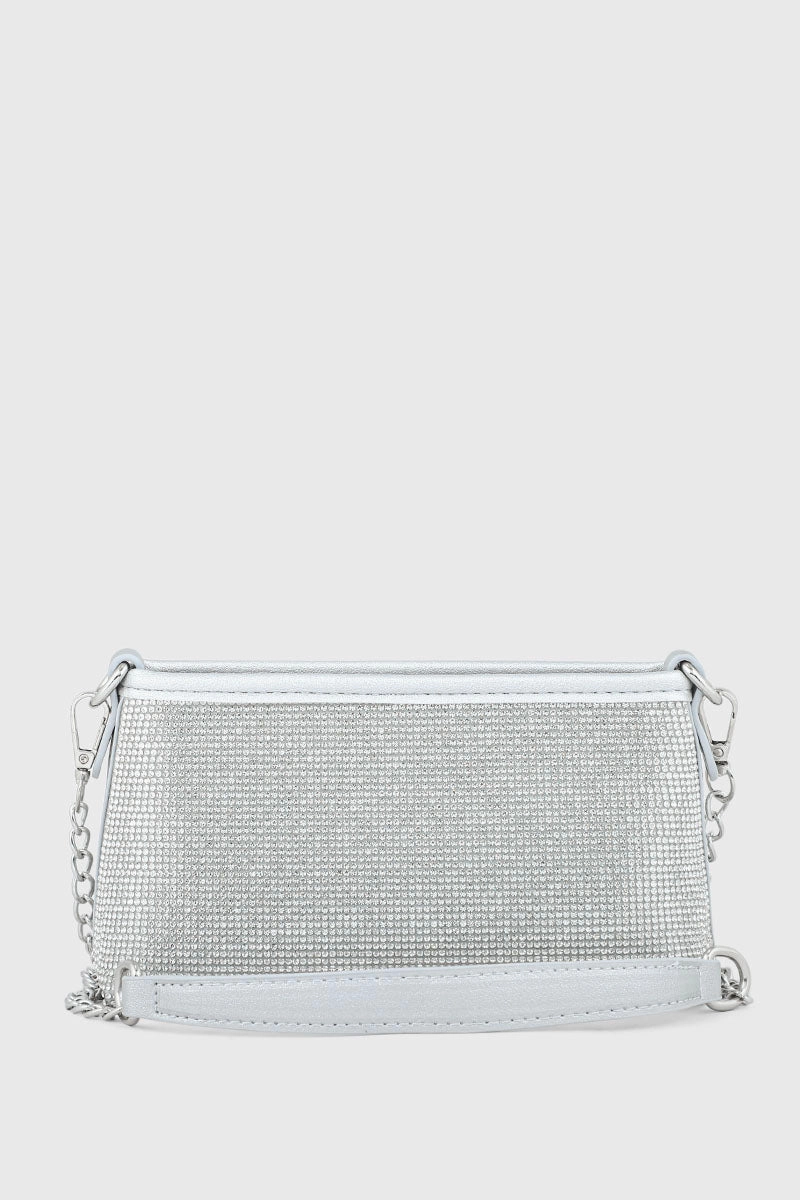 Cross Shoulder Bags BS2039-Silver