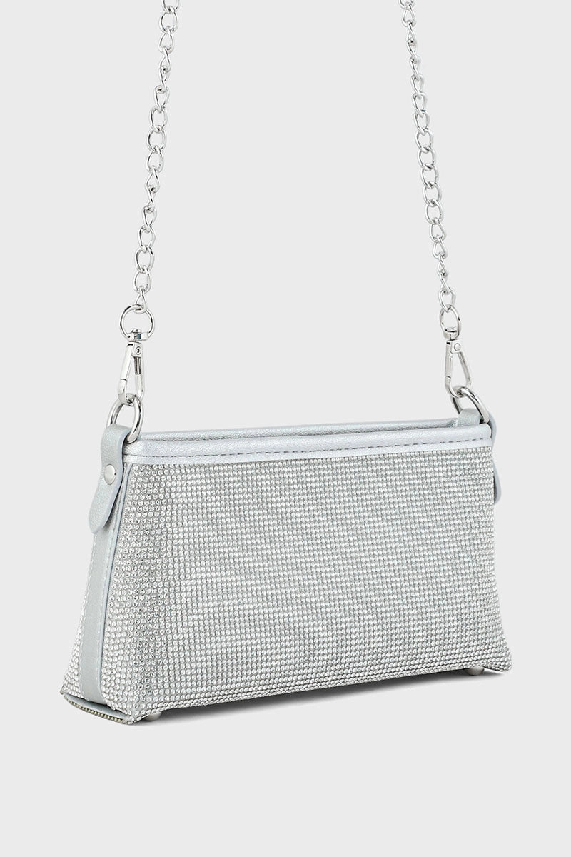 Cross Shoulder Bags BS2039-Silver