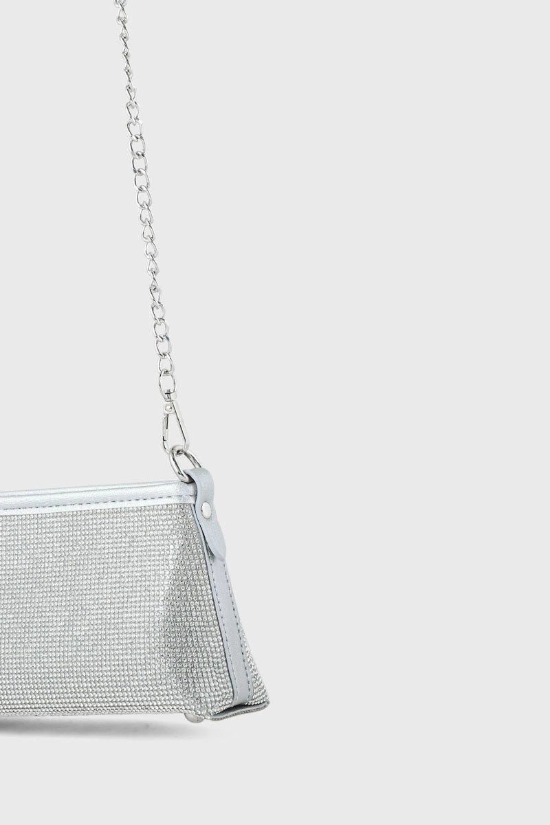 Cross Shoulder Bags BS2039-Silver