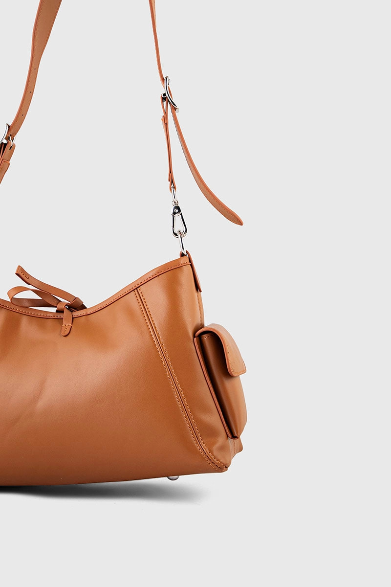 Cross Shoulder Bags BS2126-Brown