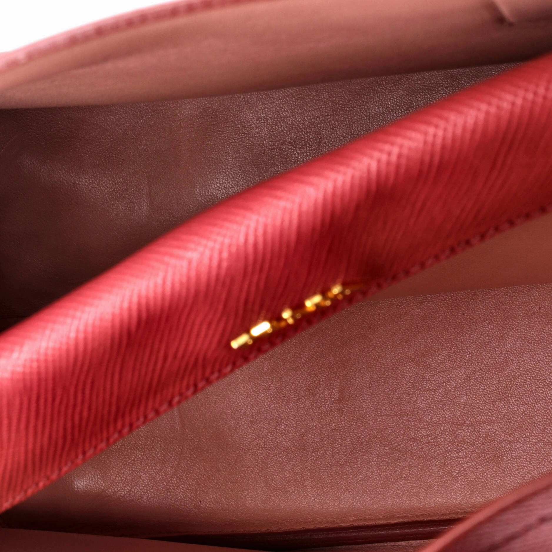 Cuir Double Tote Saffiano Leather Medium