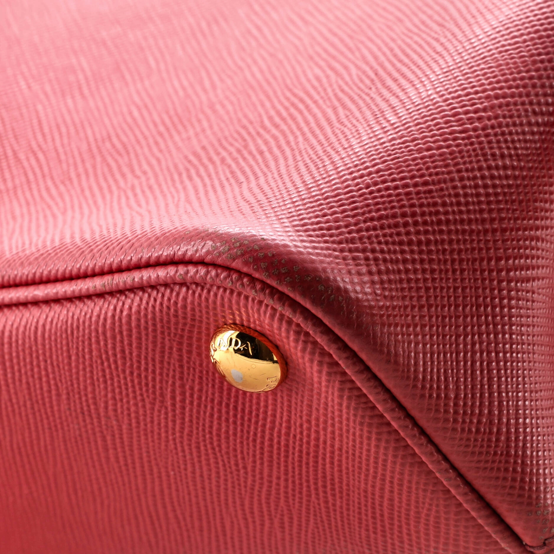 Cuir Double Tote Saffiano Leather Medium