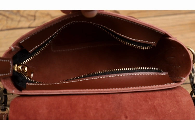 Cute Black LEATHER WOMEN Small SHOULDER BAG Handmade Small Crossbody Purse FOR WOMEN