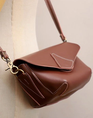 Cute Black LEATHER WOMEN Small SHOULDER BAG Handmade Small Crossbody Purse FOR WOMEN