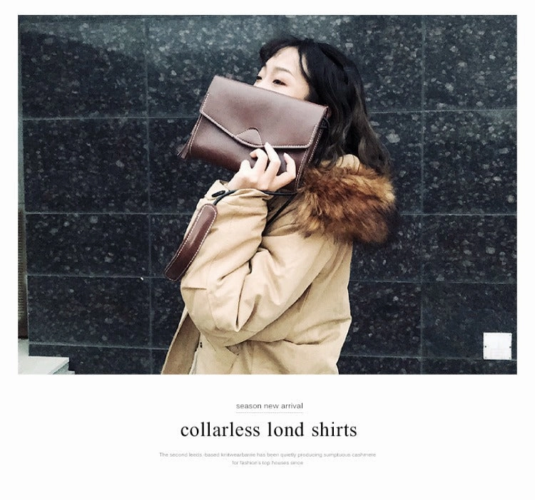 Cute White LEATHER Flip Side Bag Handmade WOMEN Envelope Crossbody BAG Purse FOR WOMEN